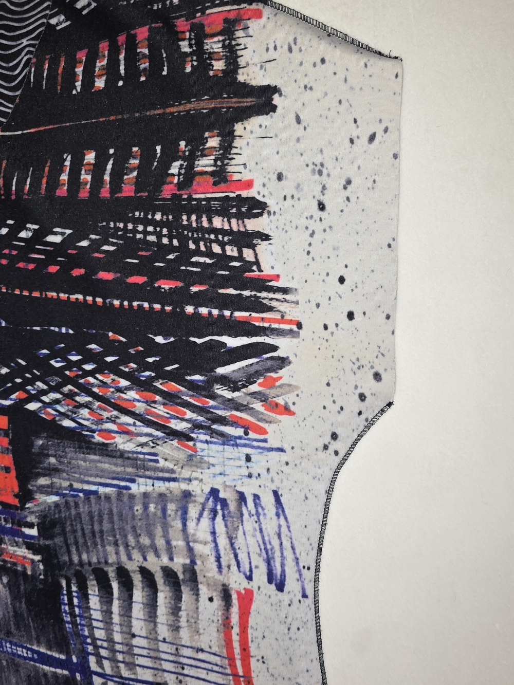 ANIMAPOP Reversible Dress Made In Italy Scuba Laser Cut Abstract Op-Art M L 42 4 - Picture 9 of 10